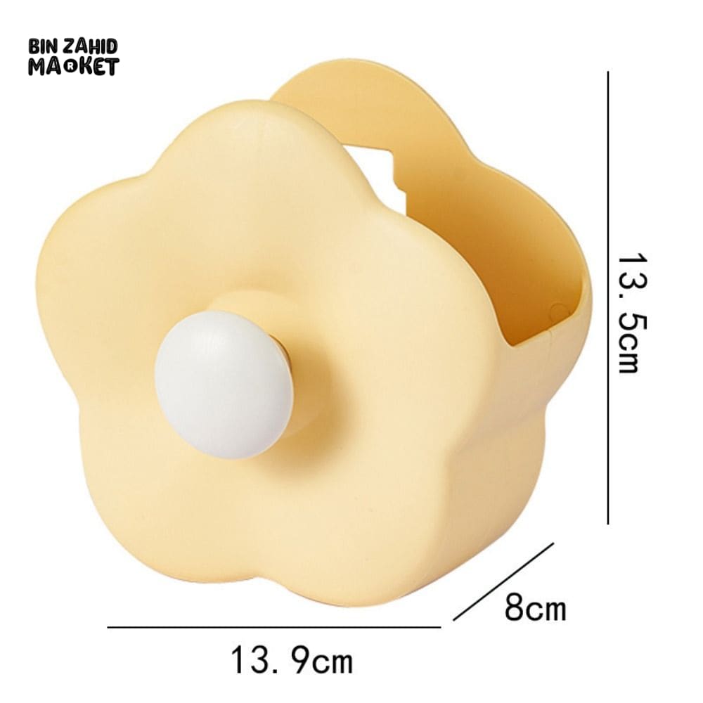 FLOWER SHAPED MULTIPURPOSE STORAGE HOLDER – BATHROOM & VANITY ORGANIZER