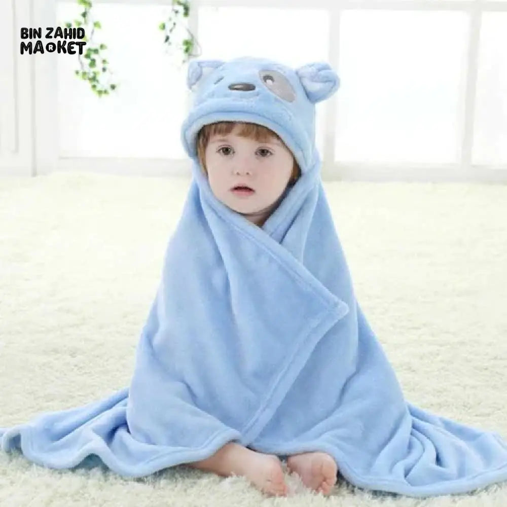 FLUFFY SMOOTH ANIMAL HOODED BLANKETS Puppy