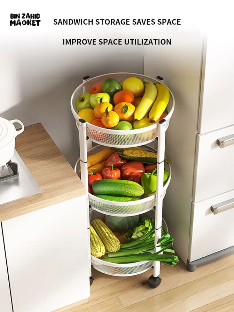 FOLDABLE 3 LAYERS IRON TROLLY