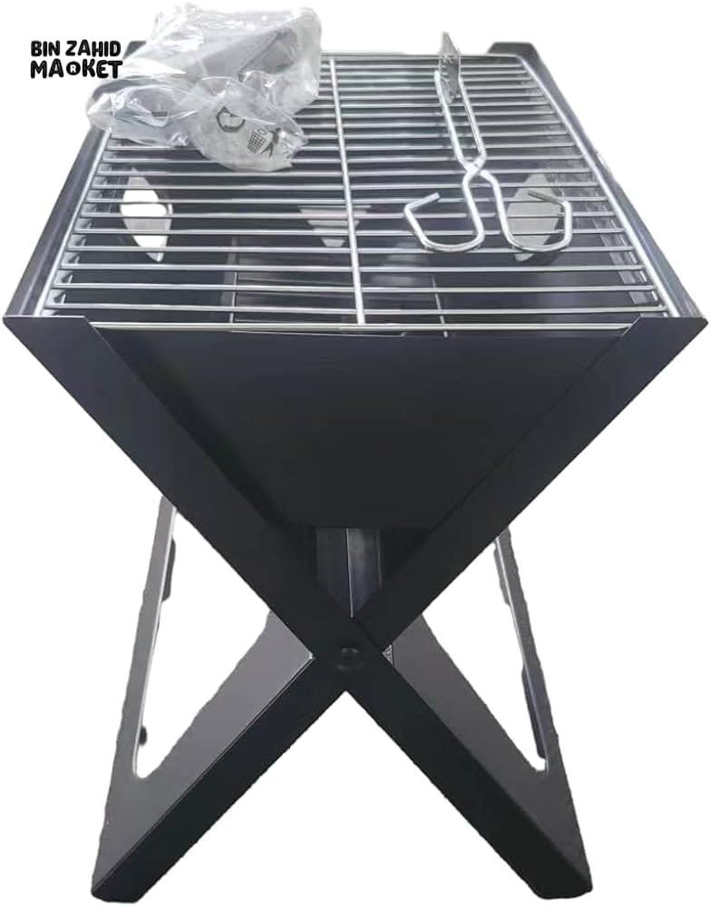 FOLDABLE BBQ GRILL - PORTABLE & EASY TO CARRY