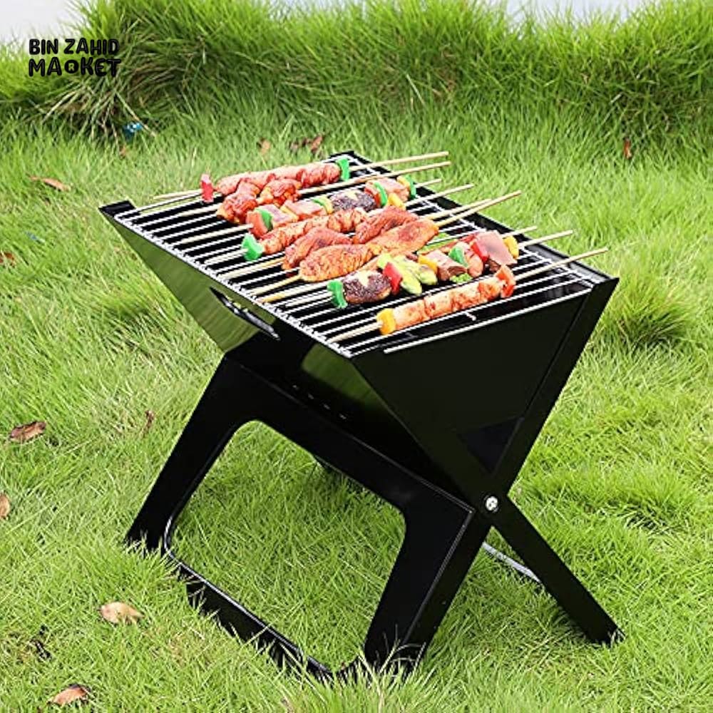 FOLDABLE BBQ GRILL - PORTABLE & EASY TO CARRY