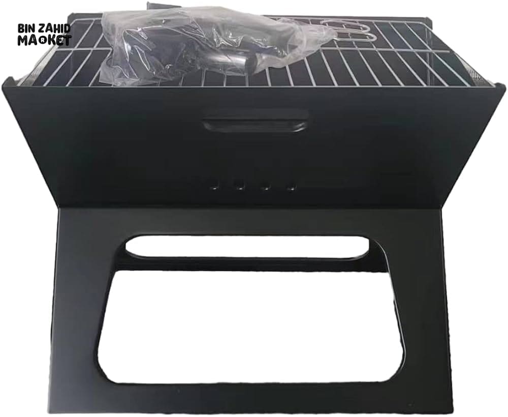 FOLDABLE BBQ GRILL - PORTABLE & EASY TO CARRY