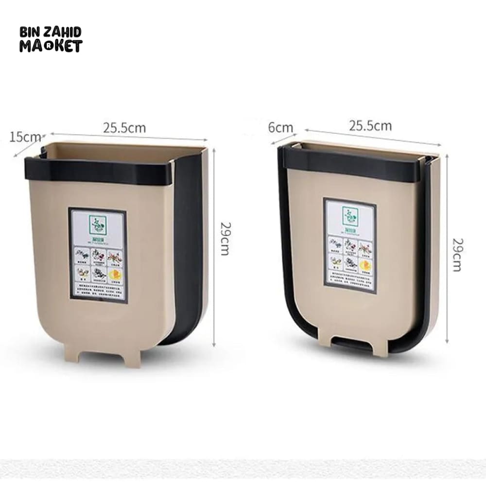 FOLDABLE CABINET TRASH BIN