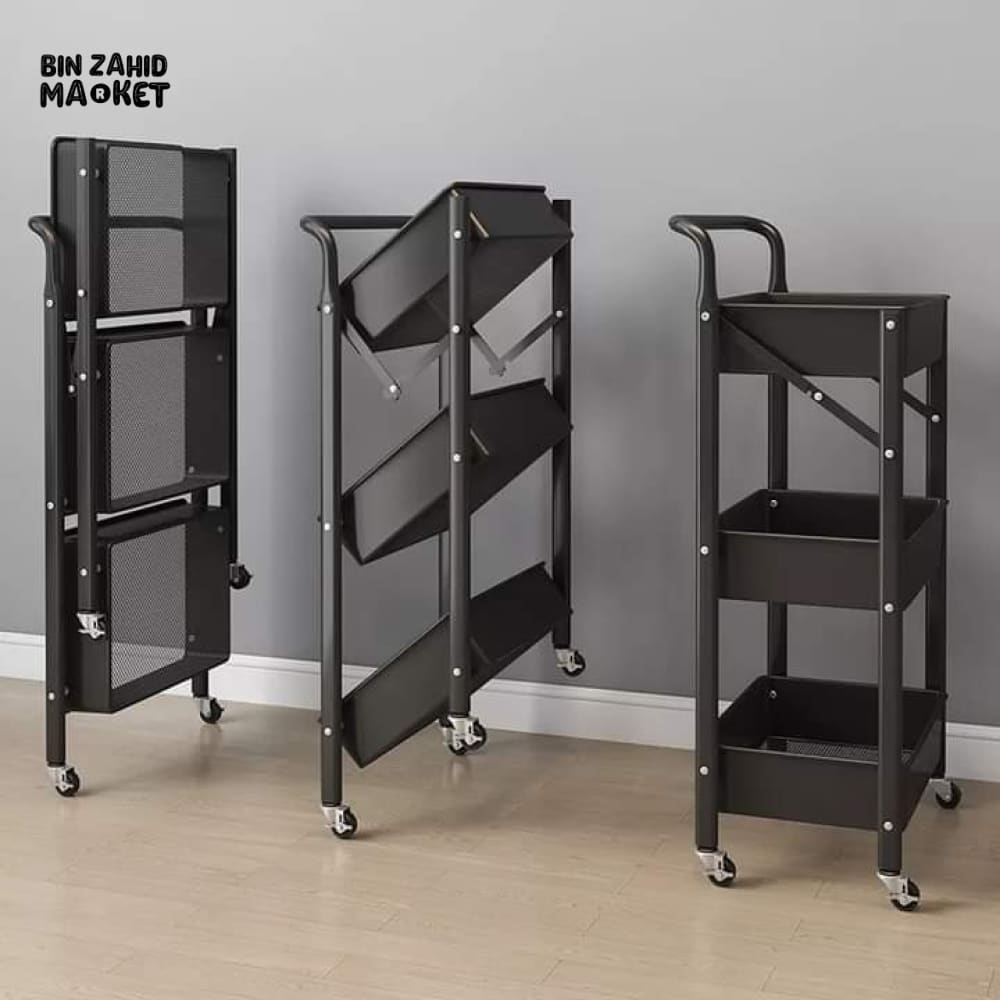 FOLDABLE METAL TROLLEY
