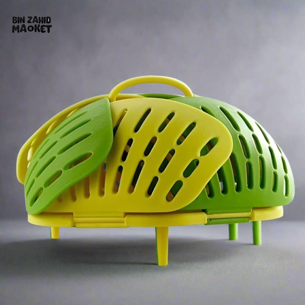 FOLDABLE STEAMER COOKING BASKET – MULTIFUNCTIONAL VEGETABLE DUMPLING & FOOD STEAMER FOR POTS & PANS