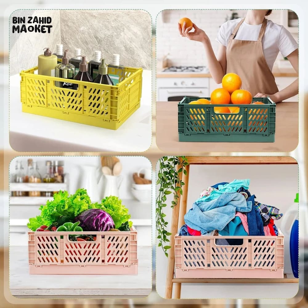 FOLDABLE STORAGE BASKET