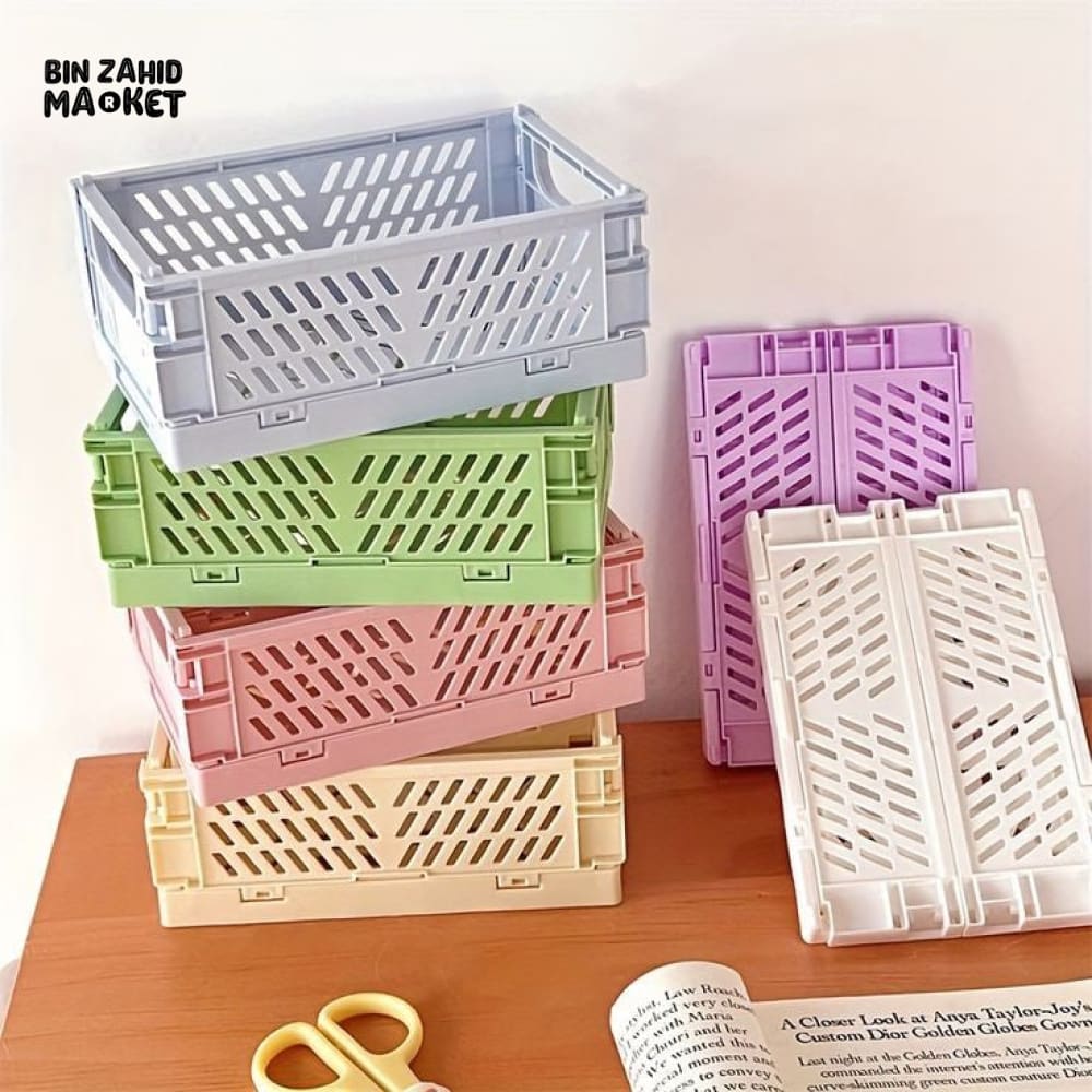 FOLDABLE STORAGE BASKET