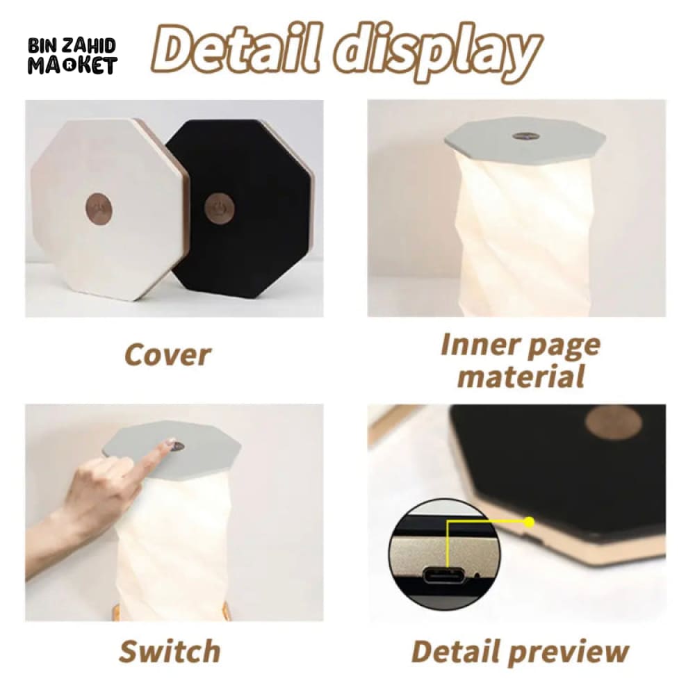 FOLDABLE ULTRASONIC USB NIGHT LAMP