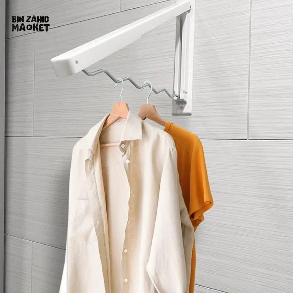 FOLDABLE WALL MOUNTED CLOTH HANGER