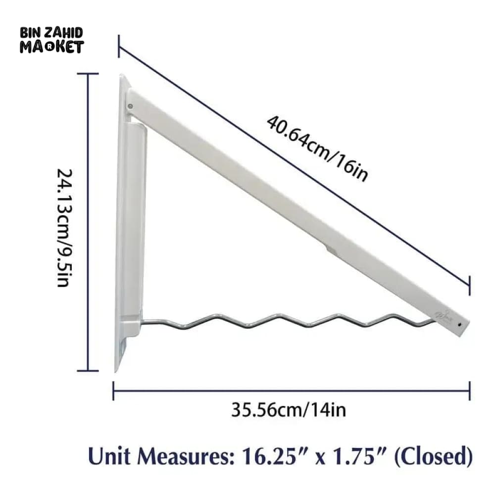 FOLDABLE WALL MOUNTED CLOTH HANGER