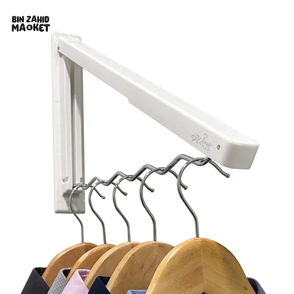 FOLDABLE WALL MOUNTED CLOTH HANGER