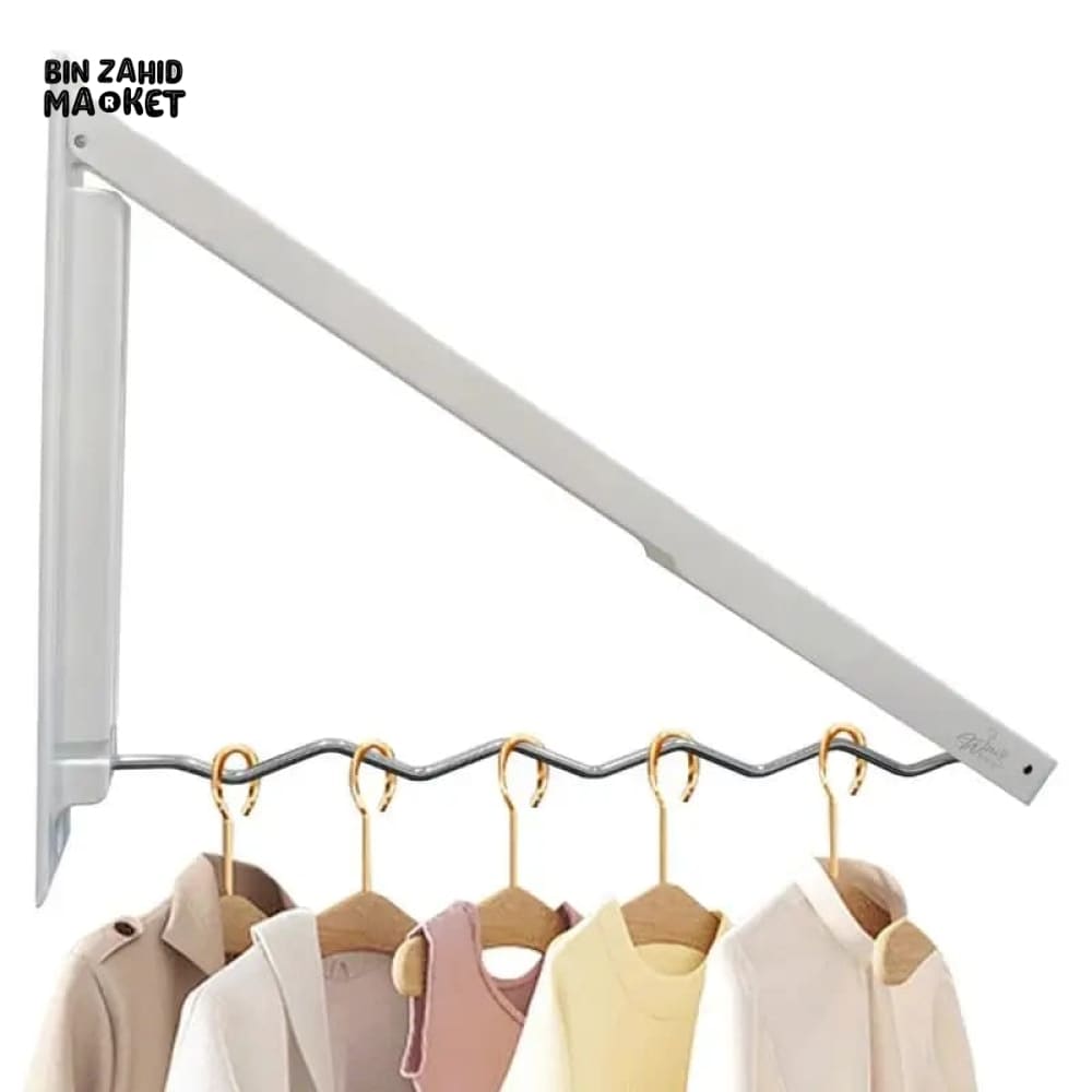FOLDABLE WALL MOUNTED CLOTH HANGER