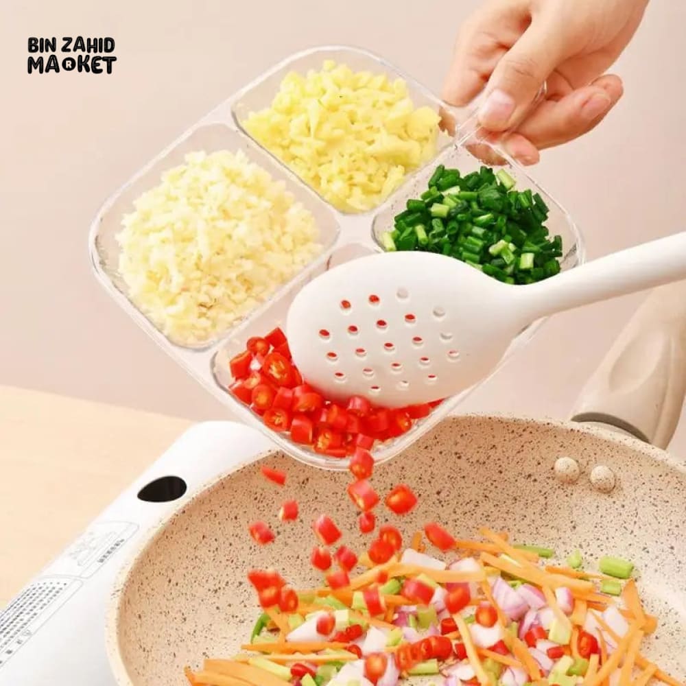 FOUR PARTS SERVING PLATE