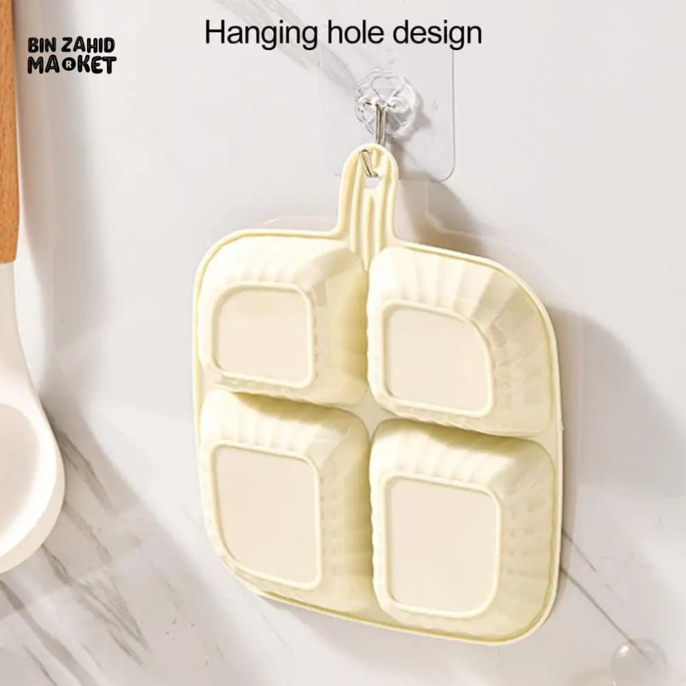 FOUR PARTS SERVING PLATE