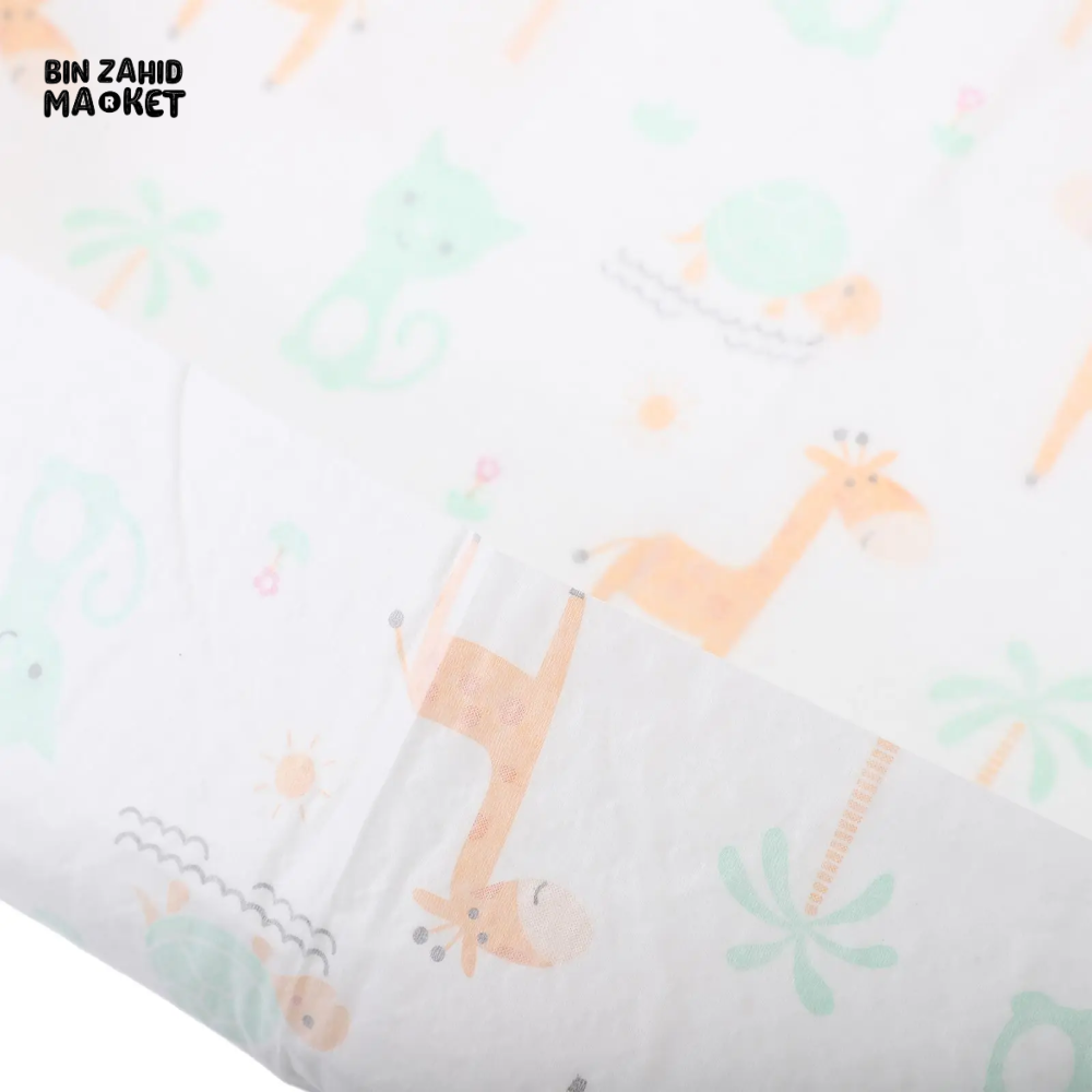FRUIT PRINT DISPOSABLE TODDLER BIBS – PACK OF 3 MESS-FREE MEALTIME & DROOL PROTECTION