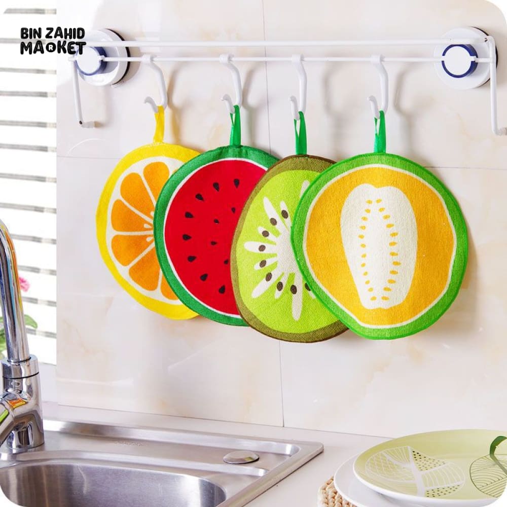 FRUITS PRINTED KITCHEN CLEANING TOWEL