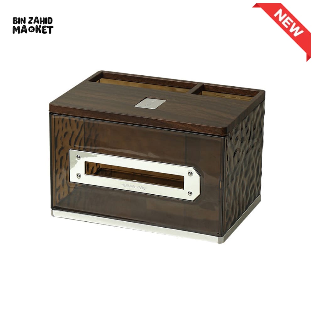 GLACIER PATTERN REMOTE CONTROL & TISSUE ORGANIZER BOX