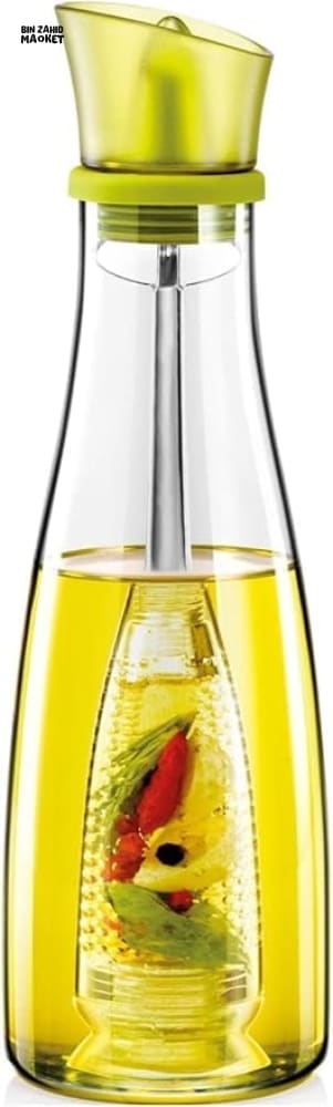 GLASS OIL DISPENSER WITH INFUSER 500ML – PRECISION POUR SPOUT
