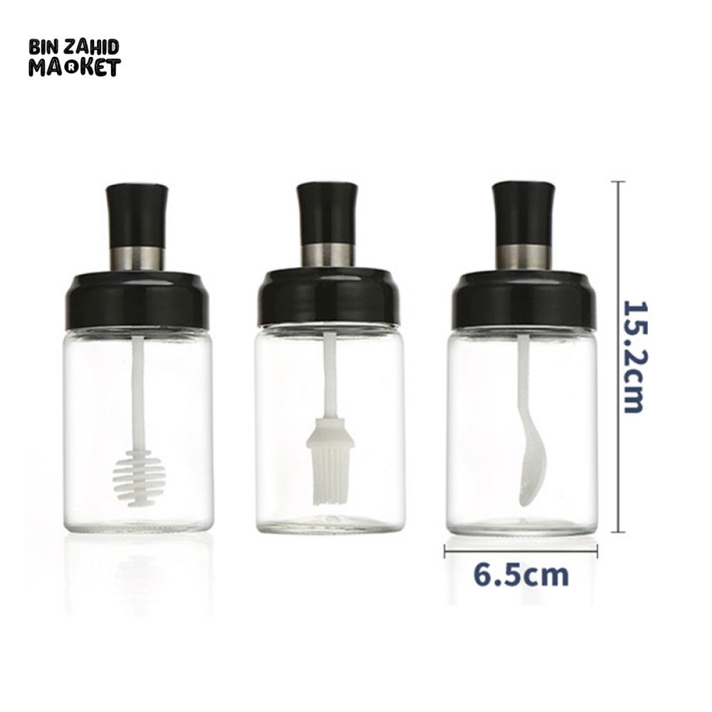 GLASS SEASONING BOTTLE