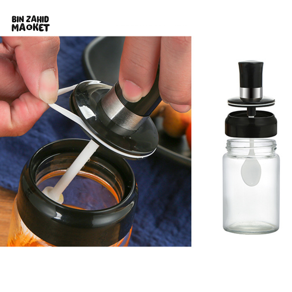 GLASS SEASONING BOTTLE