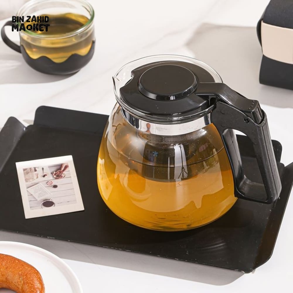 GLASS TEAPOT WITH CUPS