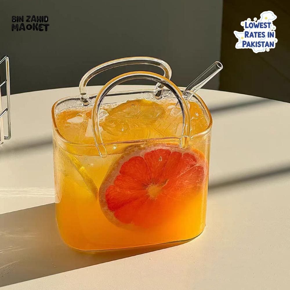 GLASSIUM HANDBAG-SHAPED COCKTAIL CUP