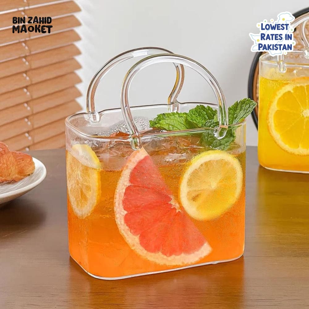 GLASSIUM HANDBAG-SHAPED COCKTAIL CUP