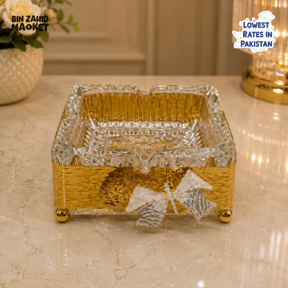 GOLDLUXA CRYSTAL ASH TRAY