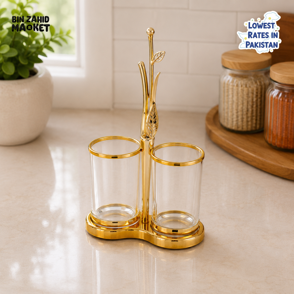 GOLDLUXA GOLD 2-CUP HOLDER SET