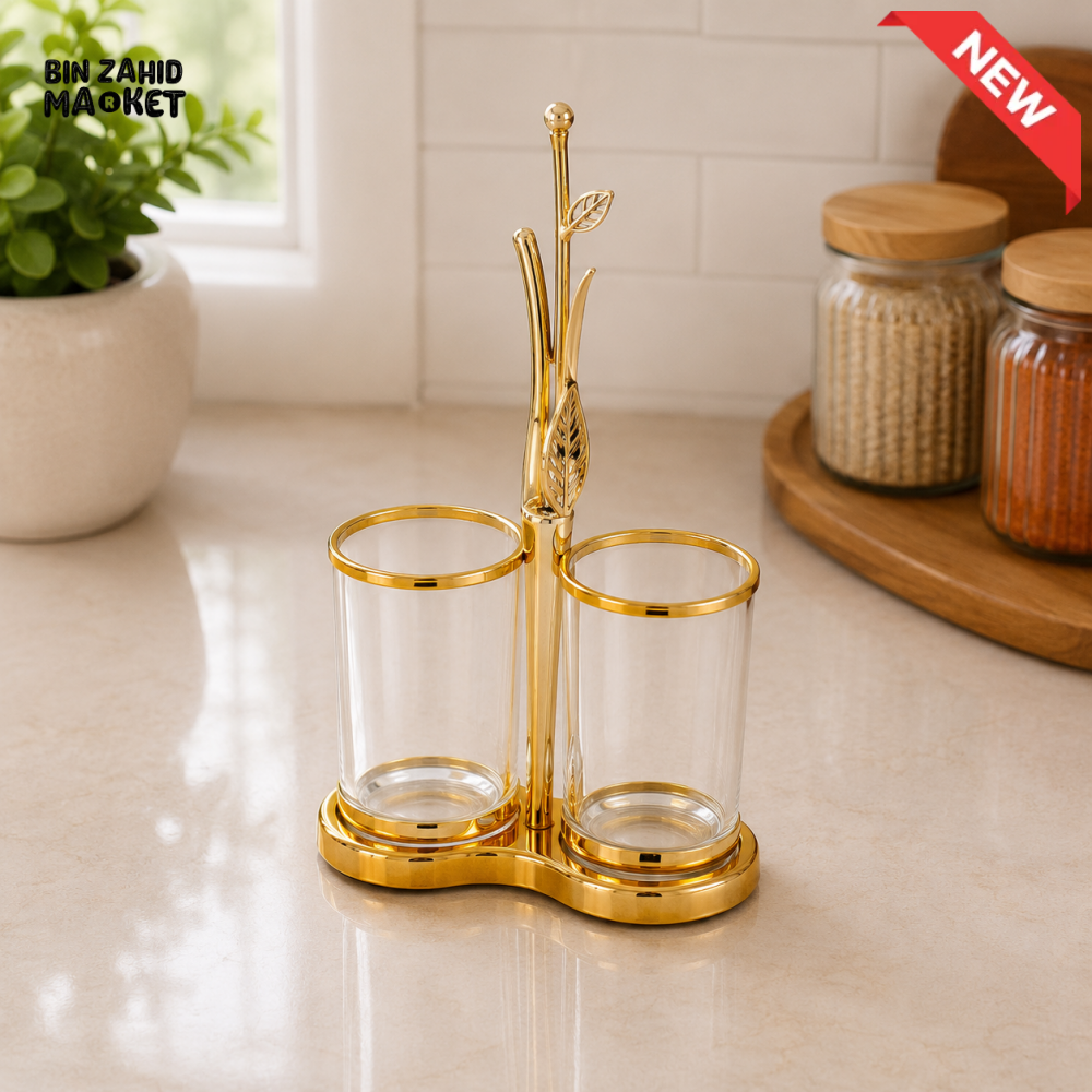 GOLDLUXA GOLD 2-CUP HOLDER SET