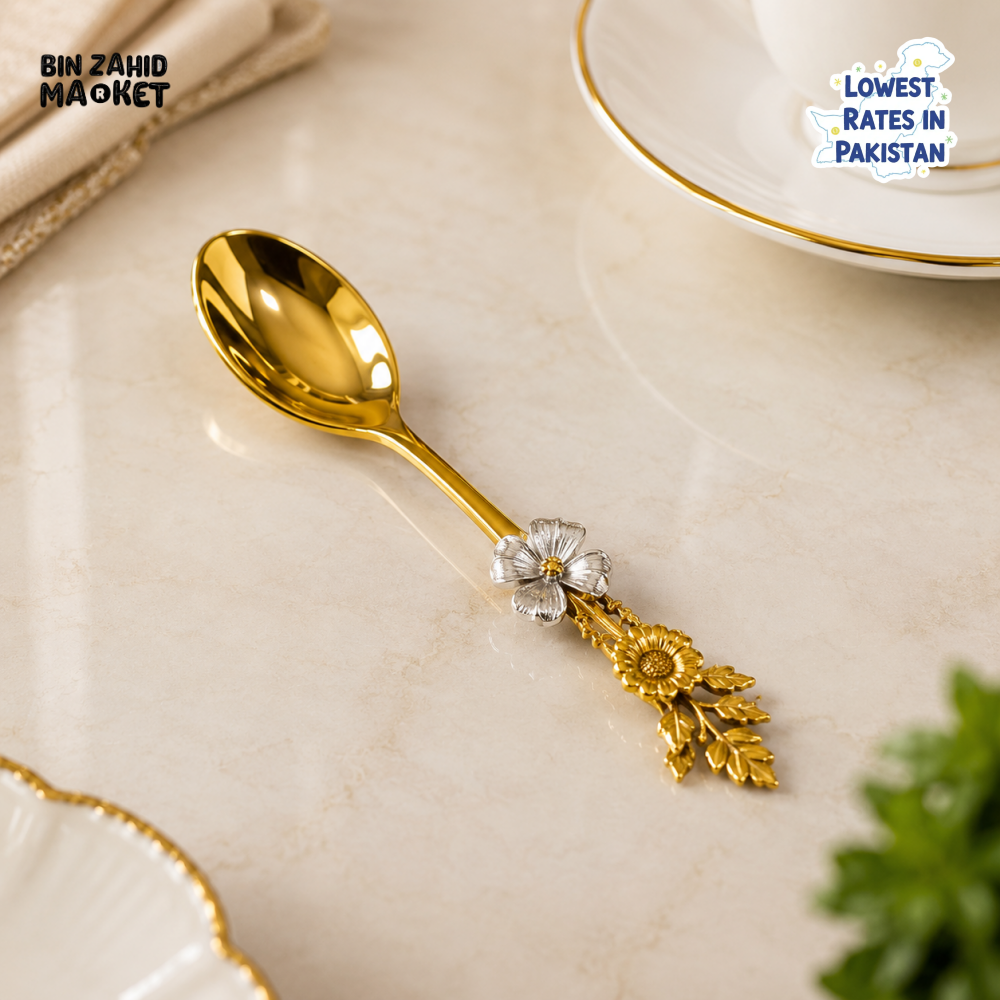 GOLDLUXA GOLD DECORATIVE SERVING SPOON