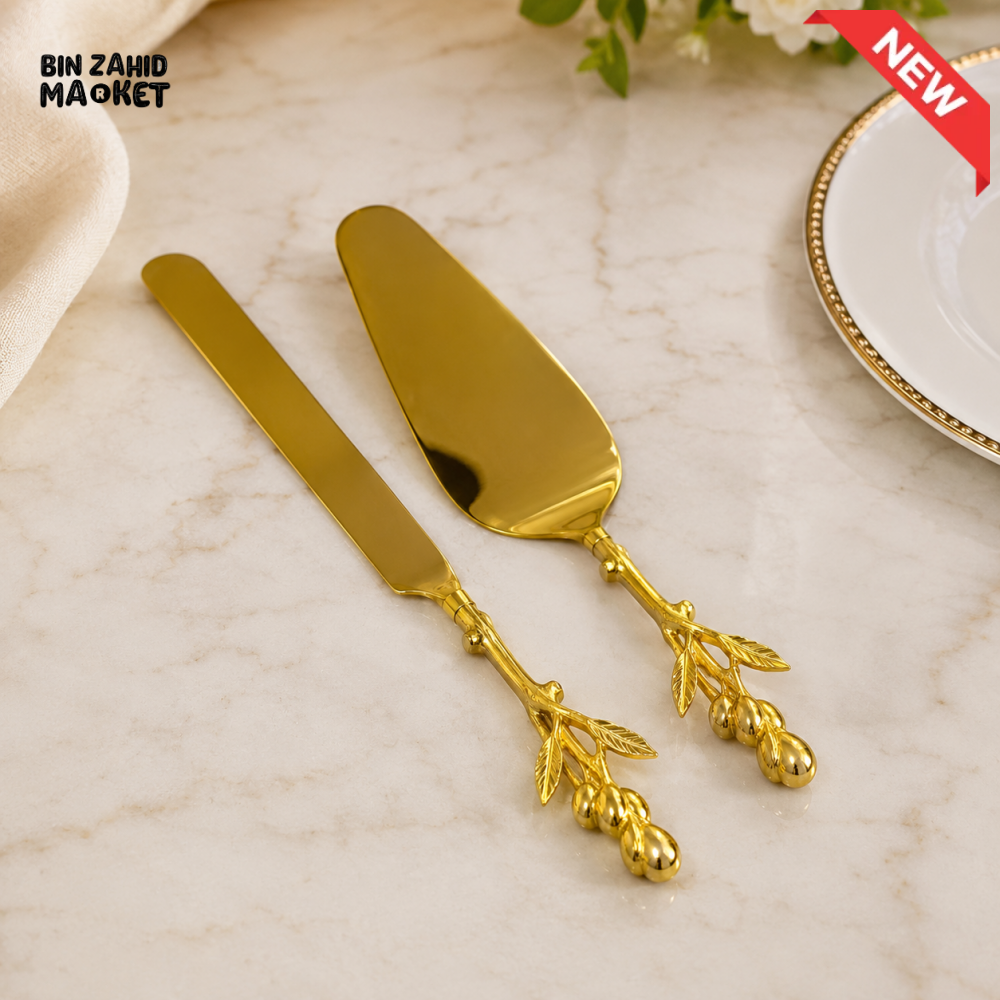 GOLDLUXA LUXURY CAKE SERVER SET