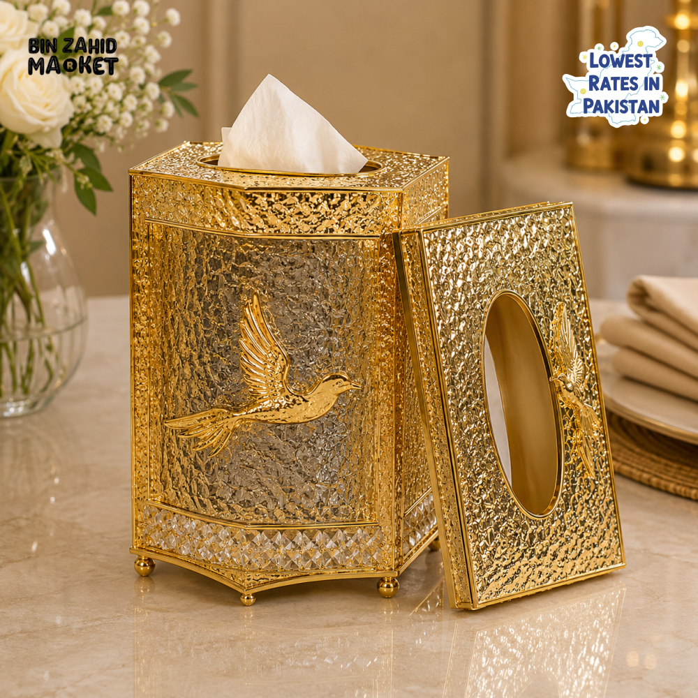 GOLDLUXA LUXURY TISSUE BOX HOLDER