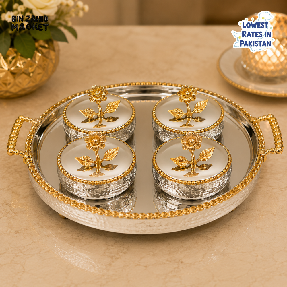 GOLDLUXA ROYAL CONDIMENT SERVING SET