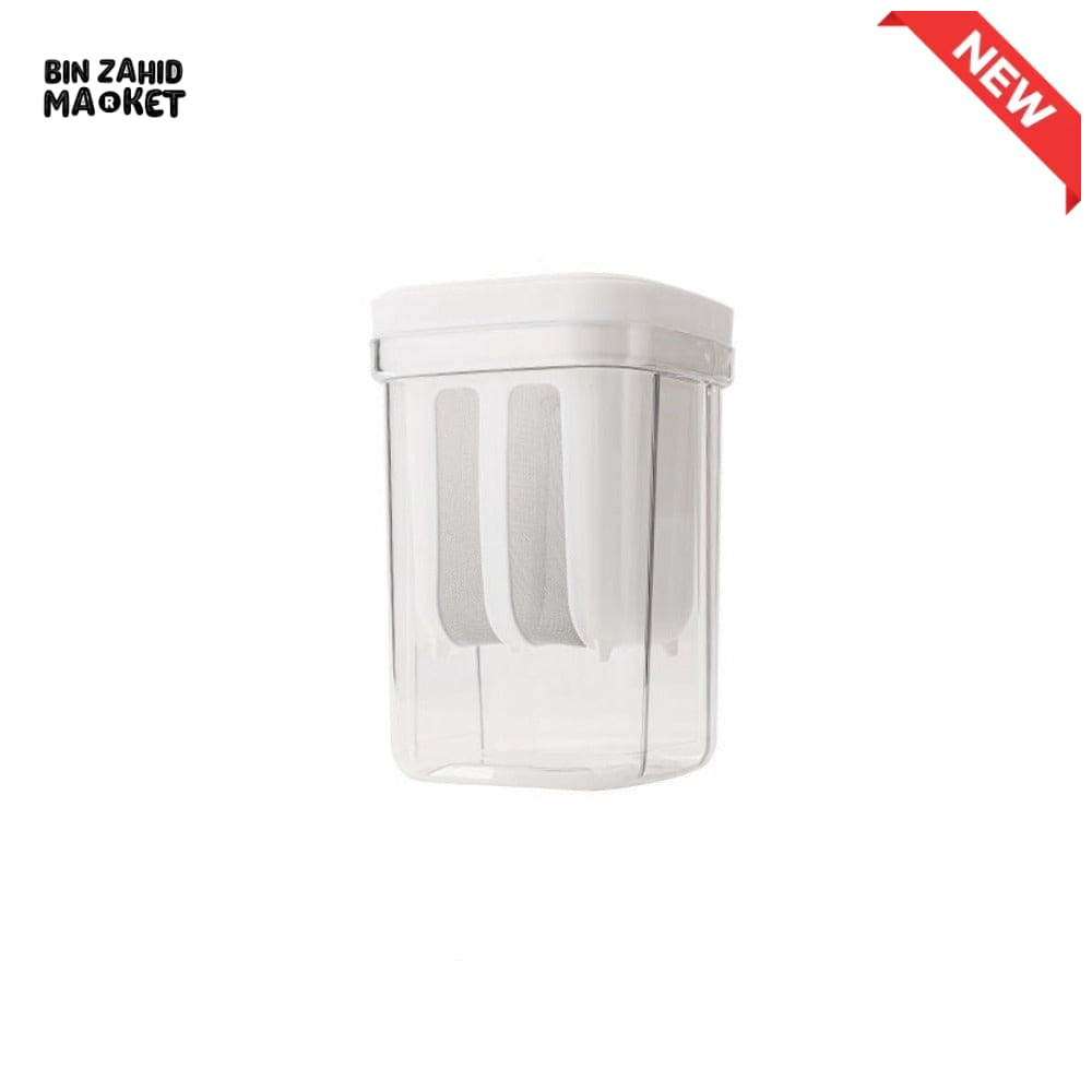 GREEK YOGURT MAKER & FILTER SIEVE WITH AIRTIGHT LOCK – WHEY SEPARATOR & CHEESE MOISTURE STRAINER KITCHEN TOOL - 1300 ml
