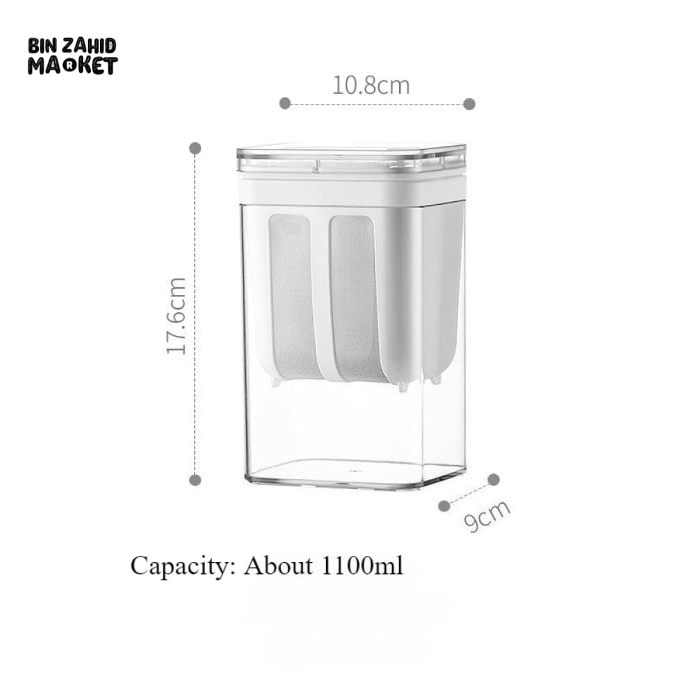 GREEK YOGURT MAKER & FILTER SIEVE β WHEY SEPARATOR & CHEESE MOISTURE STRAINER KITCHEN TOOL - 1100ML - 1100ML