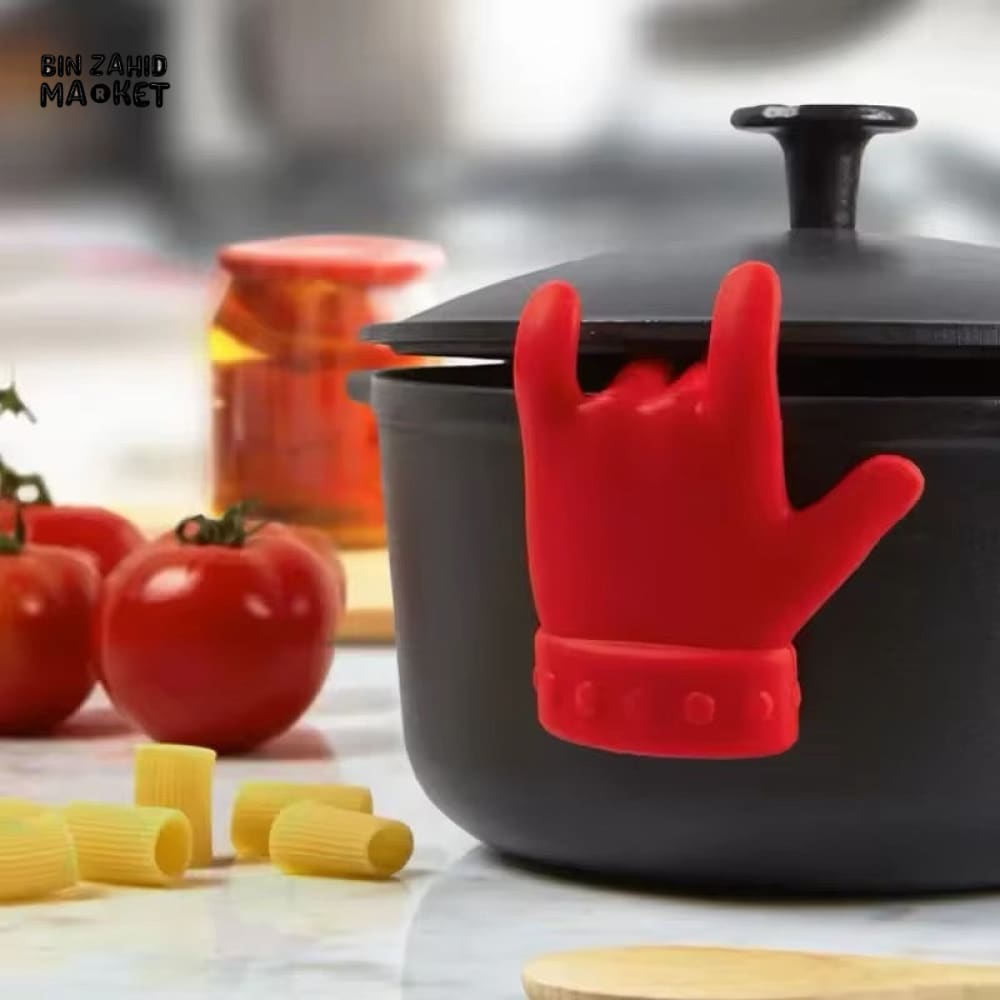 HAND-SHAPED SPOON LID POT HOLDER