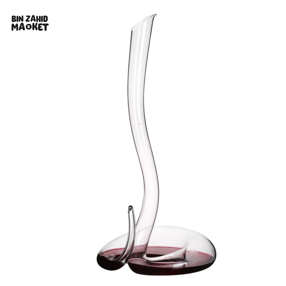HANDMADE CRYSTAL BEVERAGE DECANTER ELEGANT 1800ML GLASS SERVER FOR DINING ROOM & PARTIES