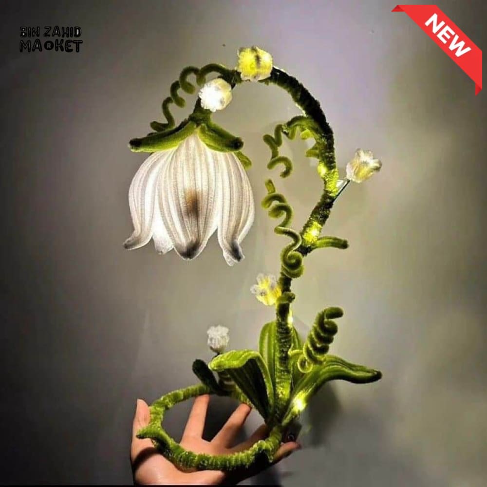 HANDMADE LUXURY BLOOM LED FLOWER LAMP – ELEGANT HOME DECOR STATEMENT PIECE