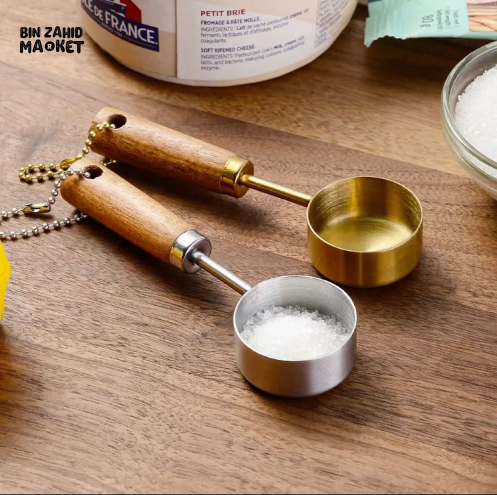 HANGEABLE WOOD HANDLE MODERN SPOON