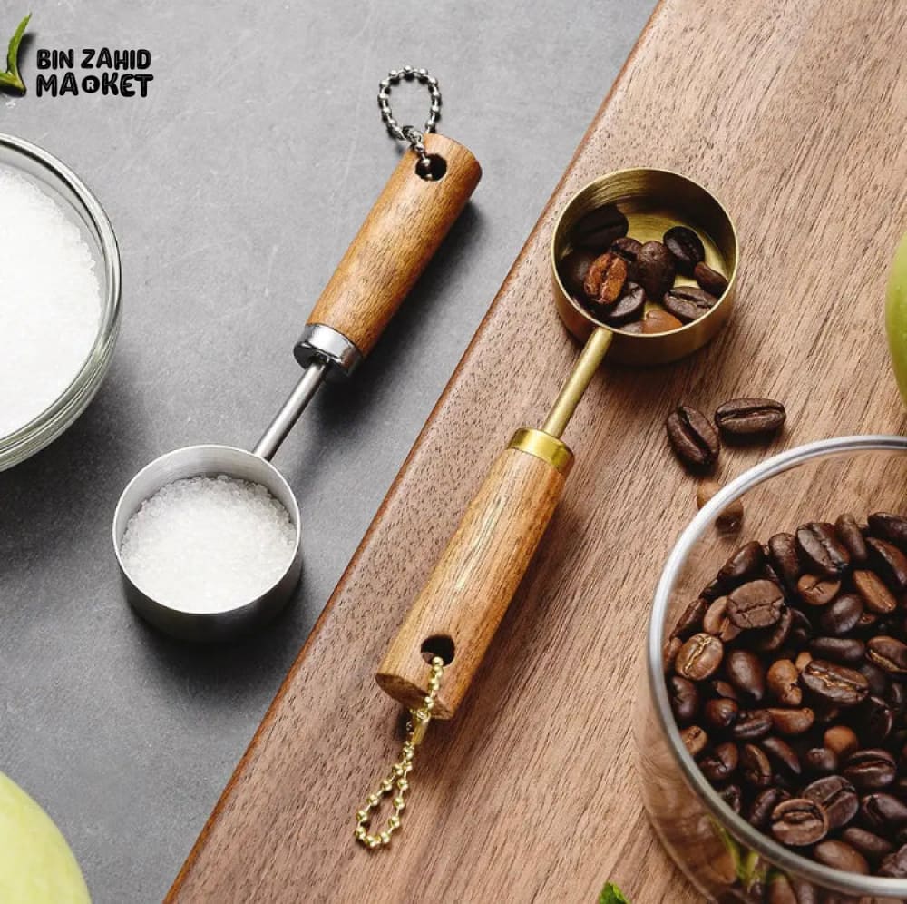HANGEABLE WOOD HANDLE MODERN SPOON