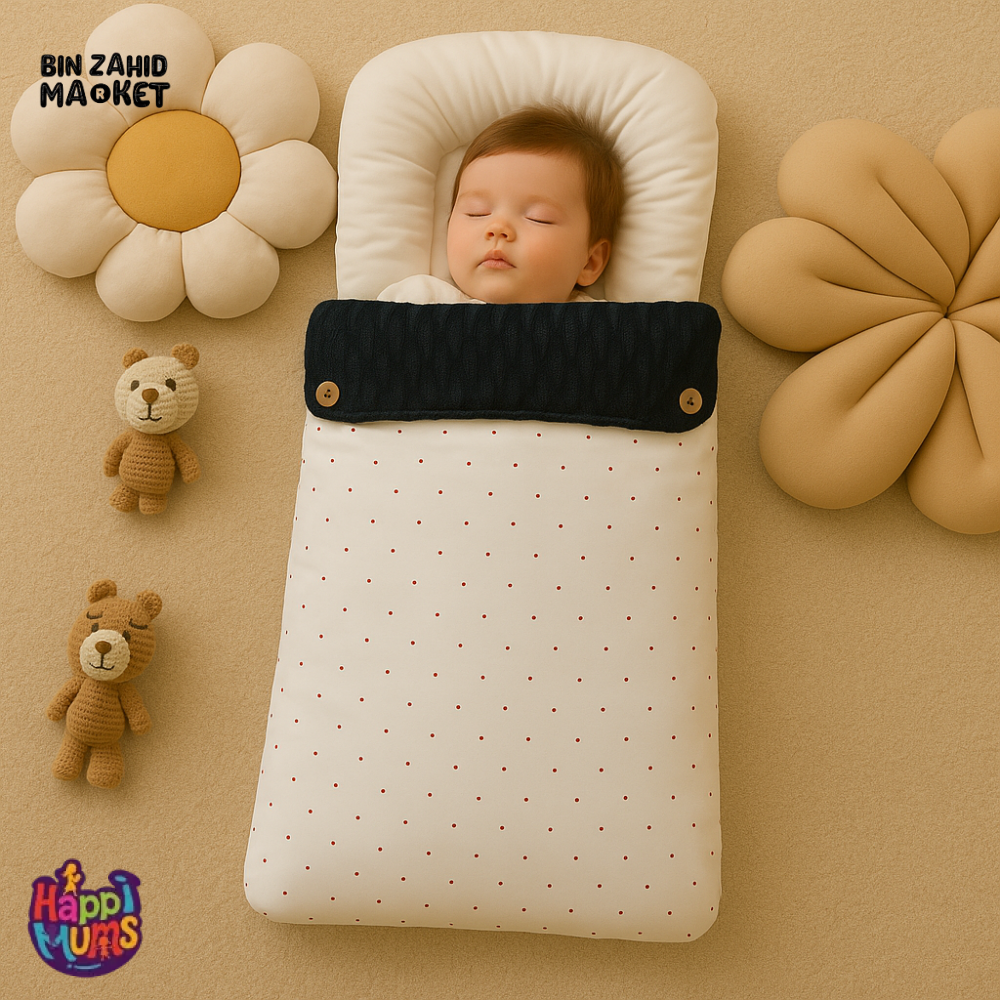 BABY SLEEPING BAG - DOTS