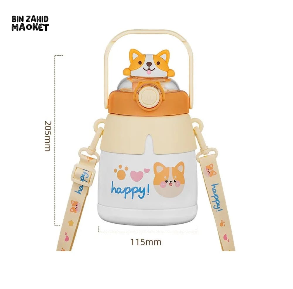 HAPPY BUNNY WATER BOTTLE 1200ML