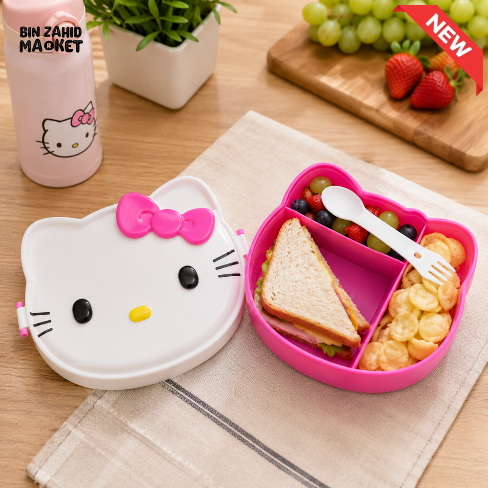 HELLO KITTY KIDS LUNCH BOX – 3 COMPARTMENT