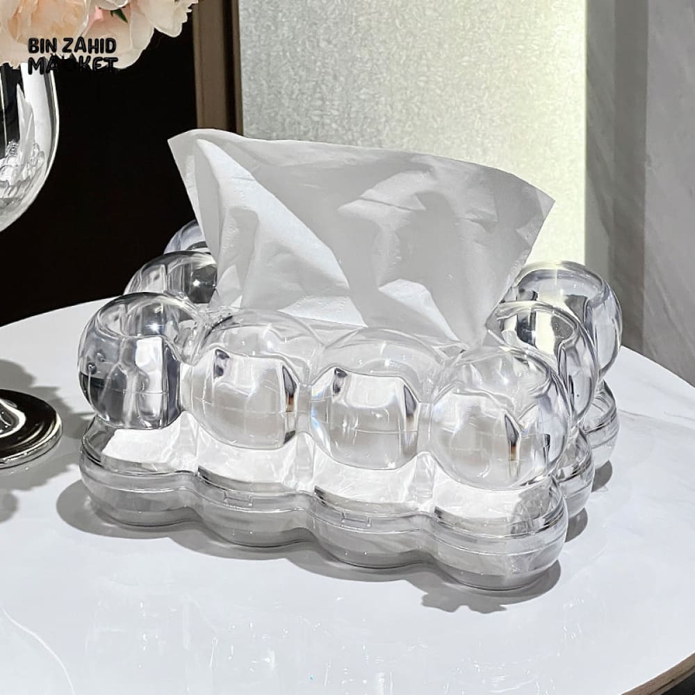 HIGH AESTHETIC TISSUE BOX – PREMIUM TISSUE STORAGE FOR HOME & LIVING ROOM CREAM STYLE NAPKIN BOX