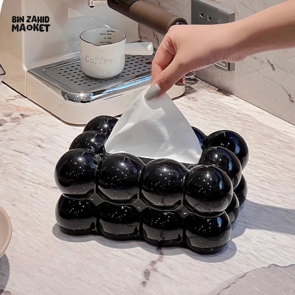HIGH AESTHETIC TISSUE BOX – PREMIUM TISSUE STORAGE FOR HOME & LIVING ROOM CREAM STYLE NAPKIN BOX
