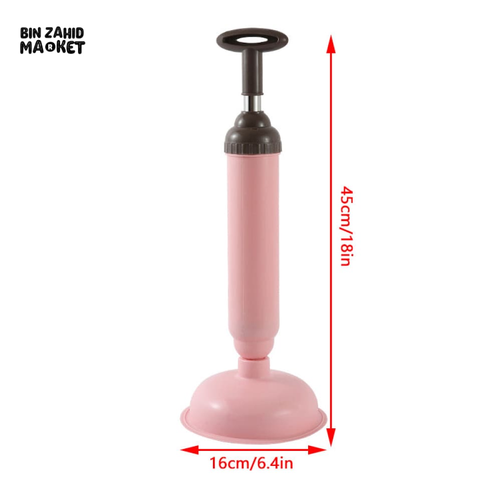 HIGH-PRESSURE SILICONE TOILET PLUNGER WITH VACUUM SUCTION CUP – POWERFUL PIPELINE UNBLOCKER FOR BATHROOM & TOILET