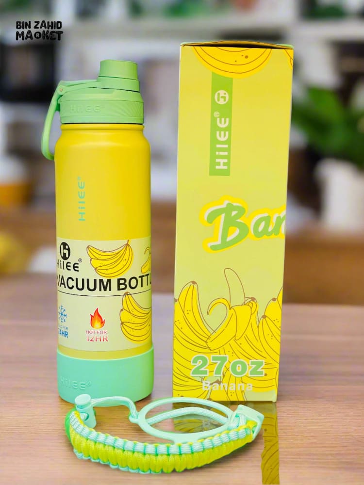 HILEE FLASK 27OZ SWEET HARVEST EDITION HOT & COLD VACUUM TUMBLER - BANANA