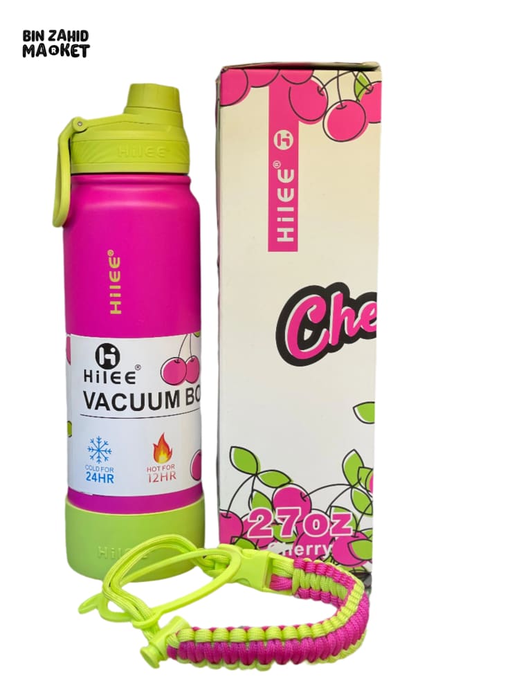 HILEE FLASK 27OZ SWEET HARVEST EDITION HOT & COLD VACUUM TUMBLER - CHERRY