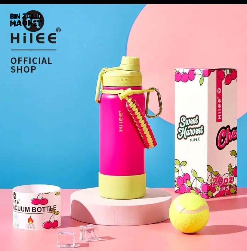 HILEE FLASK 27OZ SWEET HARVEST EDITION HOT & COLD VACUUM TUMBLER - CHERRY